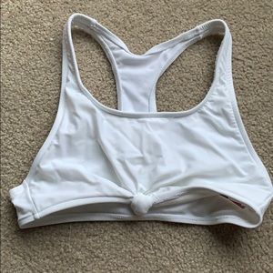 Sport bra style bikini top